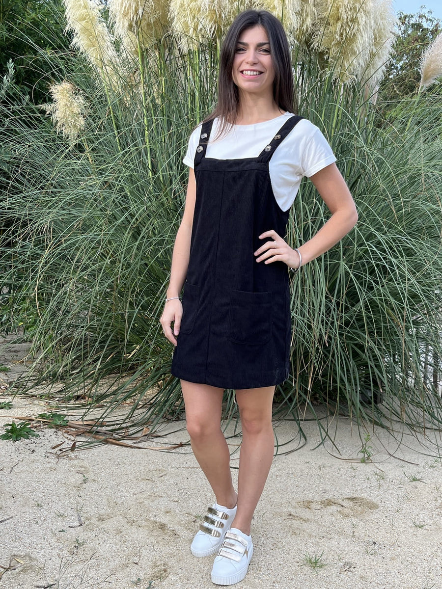 Robe Sylvia Rielle Taille 40 - Noir Et Gris - 100% Acrylique - Neuf Sans étiquette